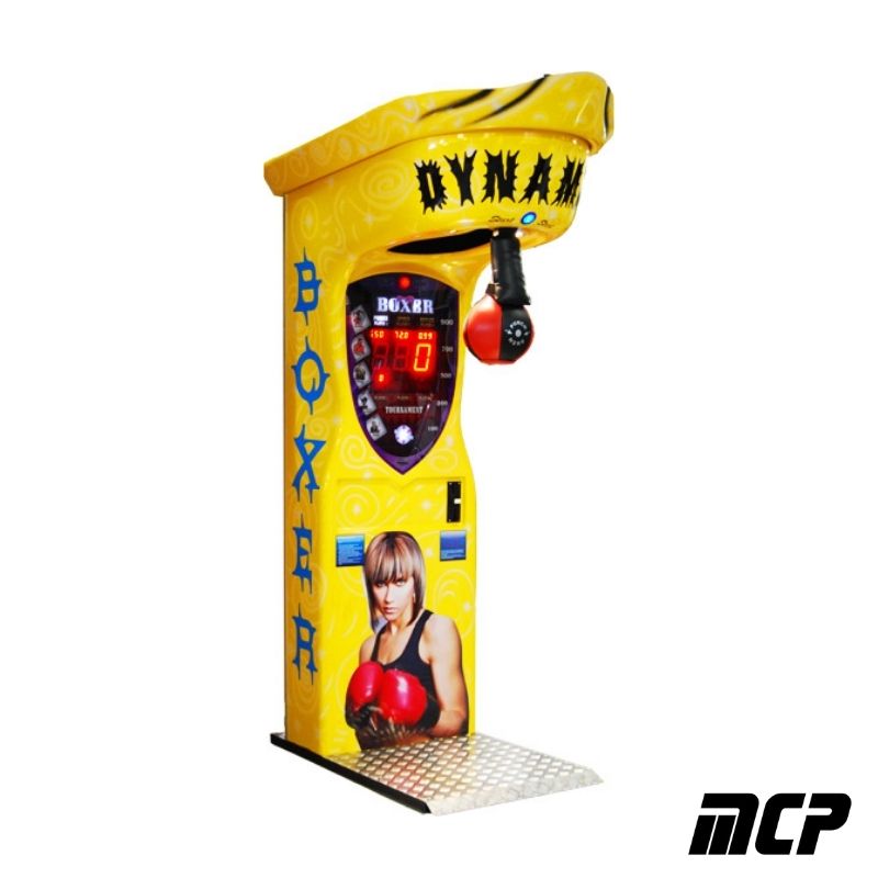 Machine de boxe dynamics jaune